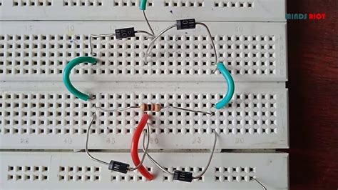 Circuito en una breadboard