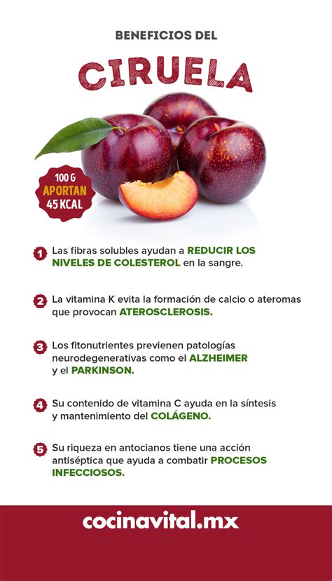 Ciruelas: Propiedades y Beneficios