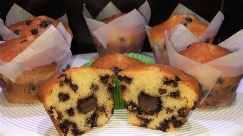 Cupcakes con chips de chocolate
