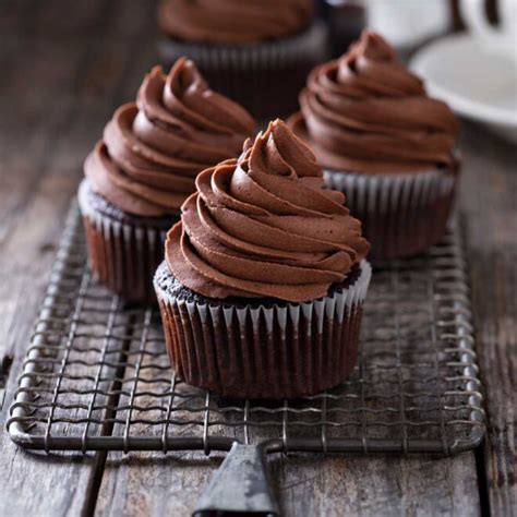 Cupcakes de chocolate caseros