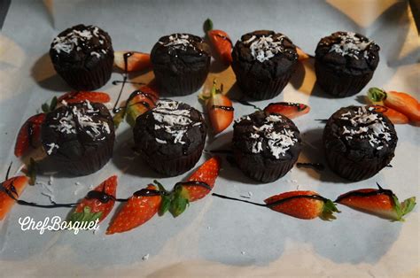 Cupcakes de garbanzos y cacao