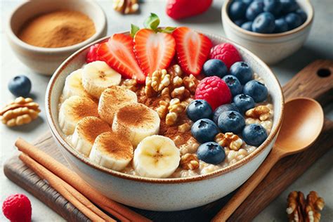 Desayuno Vegano con Frutas y Avena