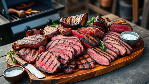 Diferentes cortes de carne para churrasco