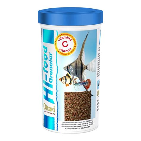 Diferentes tipos de comida para peces