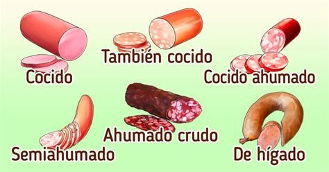 Diferentes tipos de embutidos