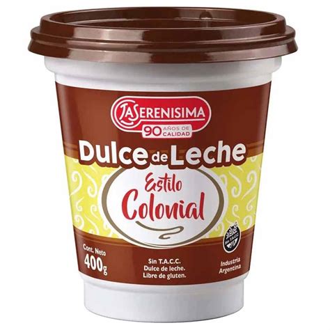 Dulce de Leche La Serenísima Estilo Colonial
