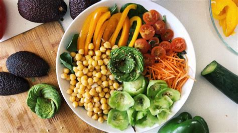 Ejemplo de plato keto vegano