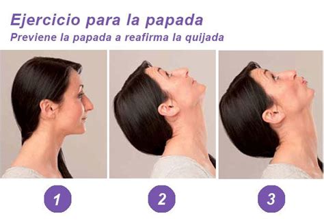 Ejercicios faciales para reducir la papada