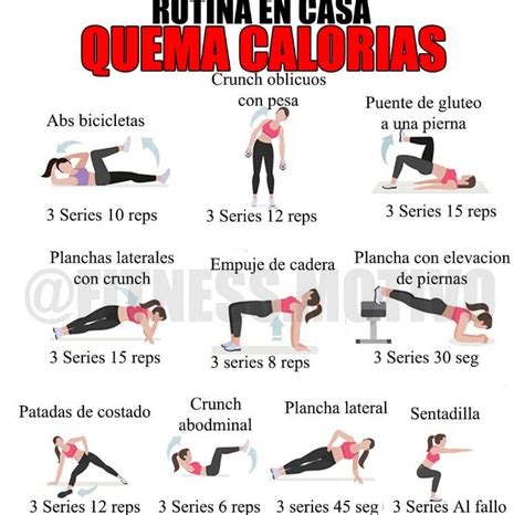 Ejercicios para quemar calorías en casa