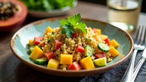 Ensalada de quinua con piña