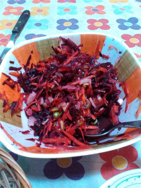 Ensalada de remolacha y zanahoria