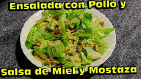 Ensalada saludable con mostaza