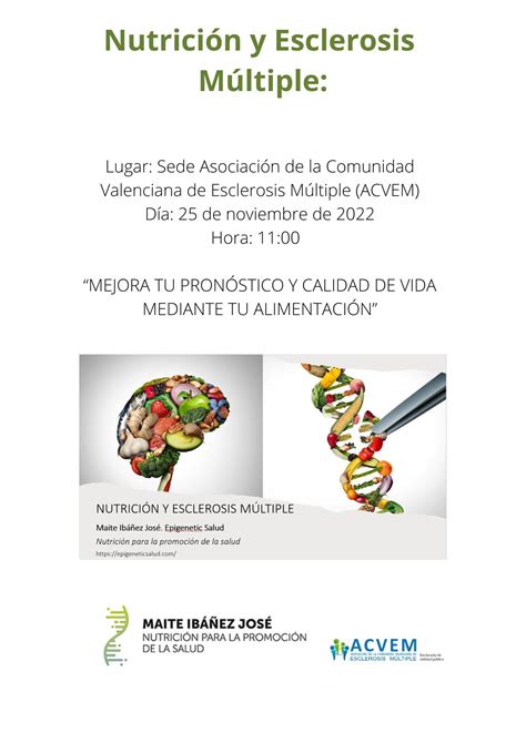 Esclerosis Múltiple y Nutrición