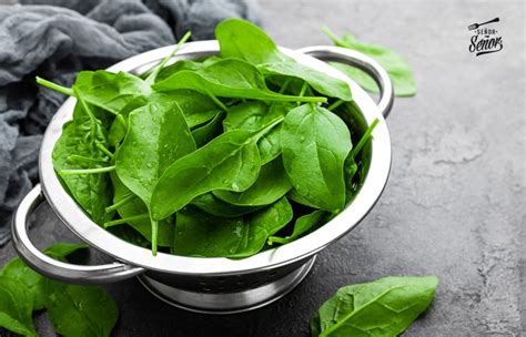 Espinacas frescas