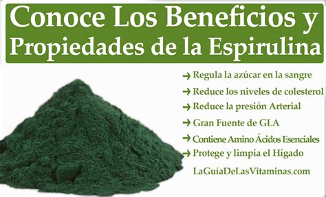 Espirulina y sus beneficios