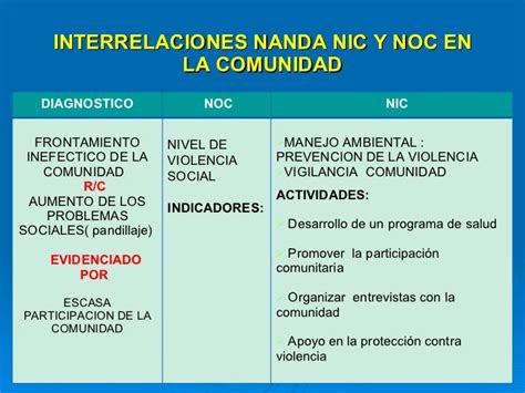 Esquema NANDA NIC NOC