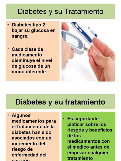 Esquema comparativo de tratamientos para la diabetes