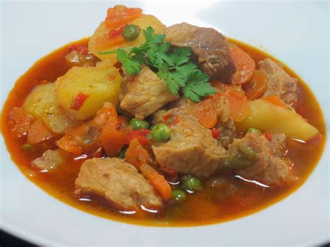 Estofado de carne con verduras