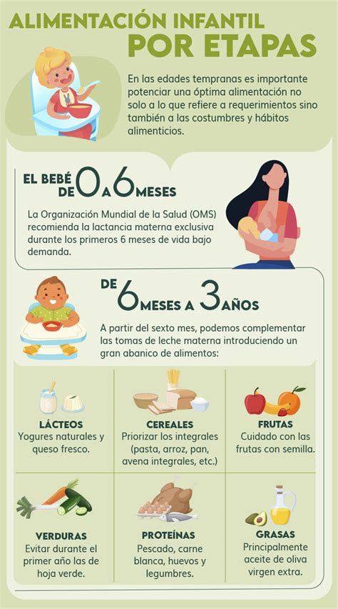 Etapas de Alimentación Infantil