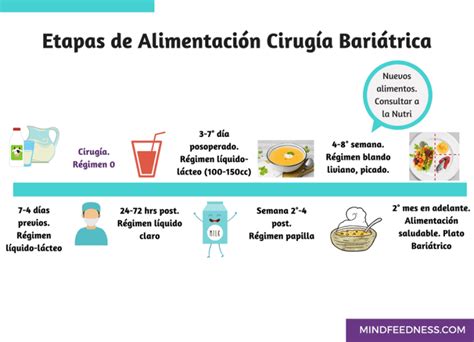 Etapas de la dieta post cirugía bariátrica