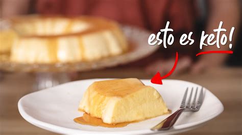 Flan Keto Sin Azúcar