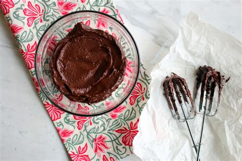 Frosting vegano de chocolate