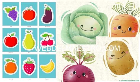 Frutas y verduras para niños