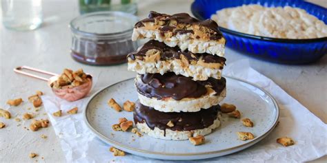 Galletas de arroz con chocolate