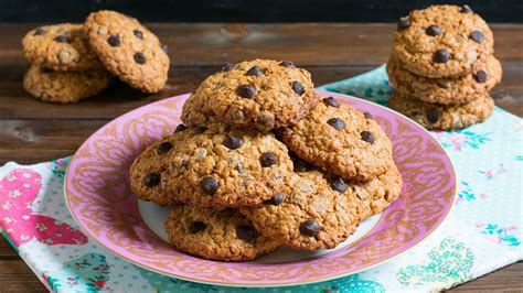 Galletas de avena con chips de chocolate