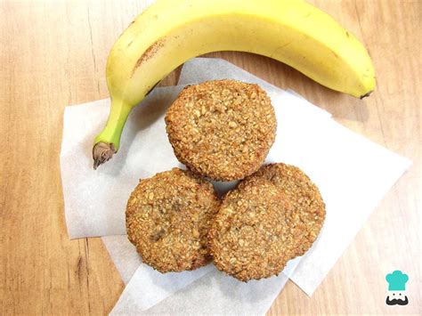 Galletas de avena y plátano