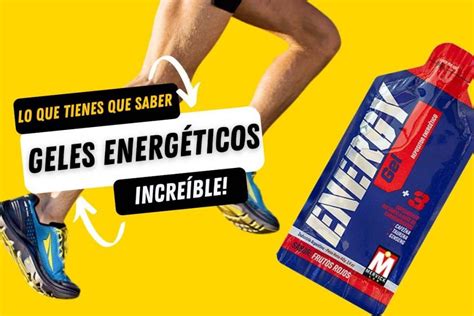 Geles energéticos para corredores