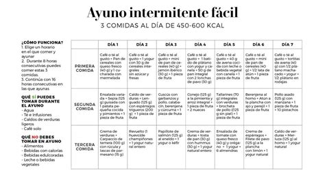 Guía Visual del Ayuno Intermitente