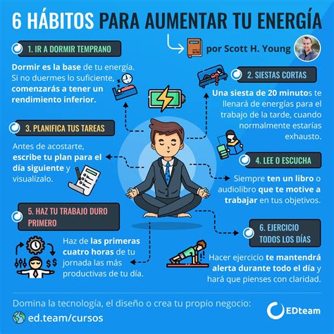 Hábitos saludables para aumentar la energía