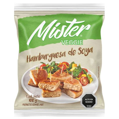 Hamburguesa de Soya Mister Veggie