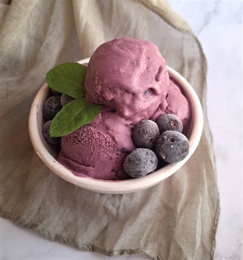 Helado de Arándanos Vegano