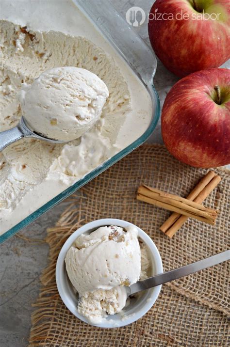 Helado de Manzana Vegano