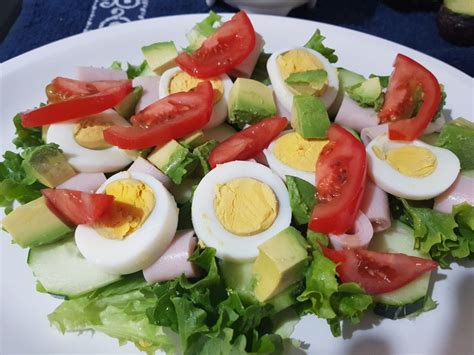 Huevos Duros en Ensalada