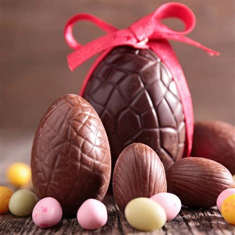 Huevos de chocolate de Pascua