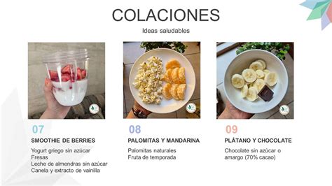 Ideas para colaciones saludables