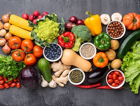 Imagen de alimentos saludables para una dieta equilibrada