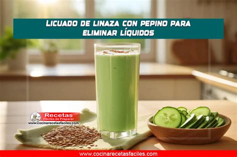 Infografía de los beneficios del licuado de linaza