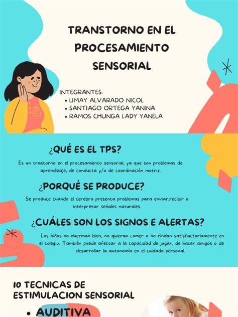 Infografía del Trastorno del Procesamiento Sensorial
