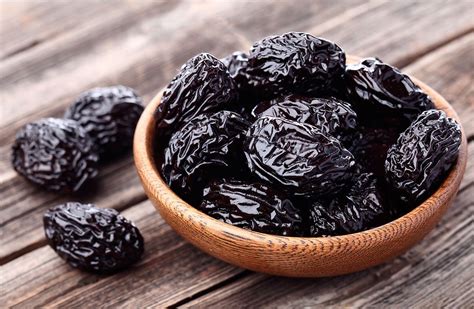 Información nutricional ciruelas pasas