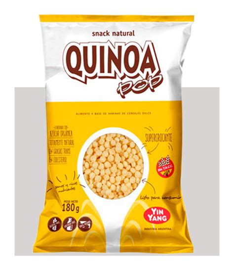 Información nutricional de la Quinoa Pop