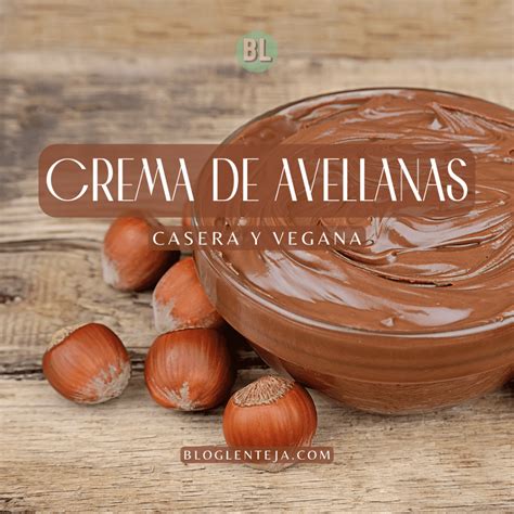 Ingredientes Pasta de Avellanas Vegana