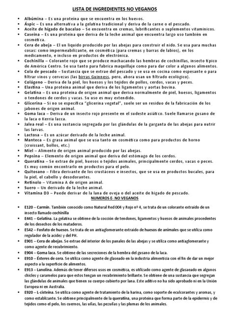 Ingredientes no veganos comunes en dulces