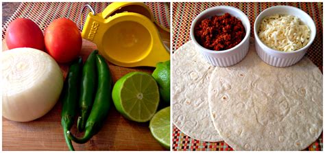 Ingredientes para Quesadillas