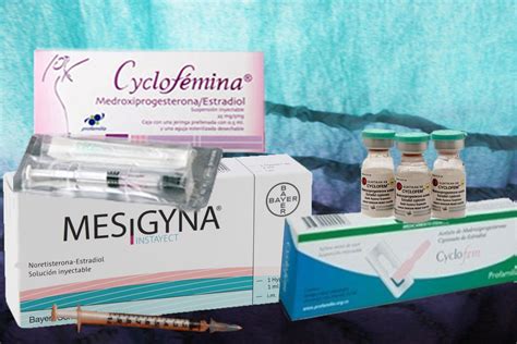 Inyectables mensuales combinados