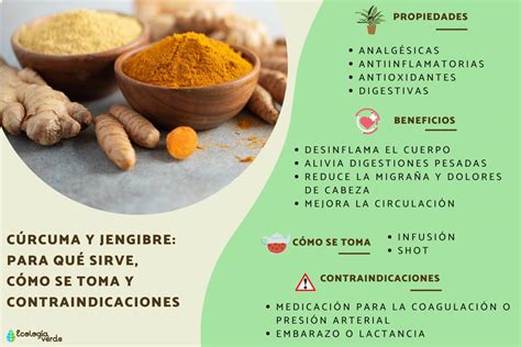 Jengibre, cúrcuma y cardamomo