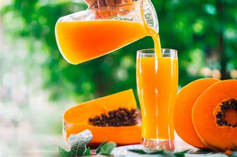 Jugo de papaya